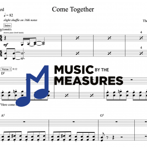 Keyboard Sheet Music for “Come Together” by The Beatles