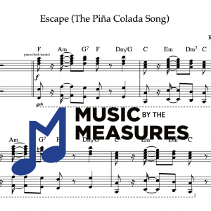 Keyboard Sheet Music for Escape (The Piña Colada Song) by Rupert Holmes