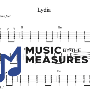 Ukulele Tablature for "Lydia" by Highly Suspect
