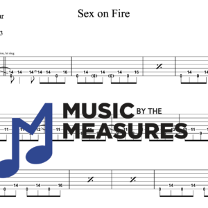 Rhythm Guitar Tablature for "Sex on Fire" by Kings of Leon