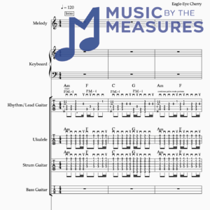 Full Band Sheet Music for "Save Tonight" by Eagle-Eye Cherry