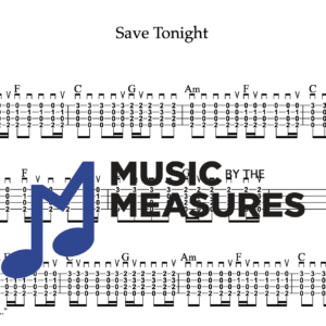 Ukulele Tablature for "Save Tonight" by Eagle-Eye Cherry