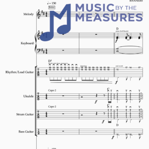 Full Band Sheet Music for "Someone to You" by BANNERS