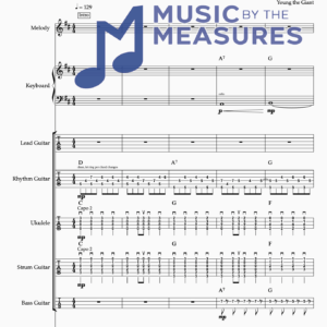 Full Band Sheet Music for "Cough Syrup" by Young the Giant