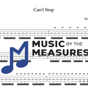 Bass Guitar Tablature for "Can't Stop" by Red Hot Chili Peppers