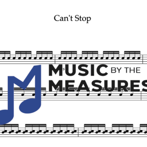 Drum Sheet Music for "Can't Stop" by Red Hot Chili Peppers