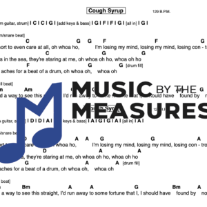 Lead Sheet for "Cough Syrup" by Young the Giant