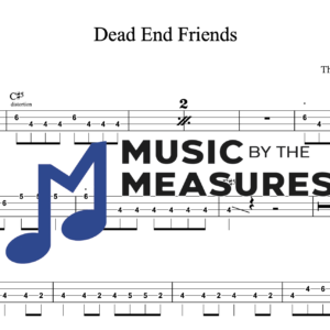 Bass Guitar Tablature for "Dead End Friends" by Them Crooked Vultures 