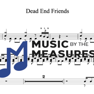 Drum Sheet Music for "Dead End Friends" by Them Crooked Vultures