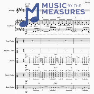 Full Band Sheet Music for "Don't Stop Believin'" by Journey