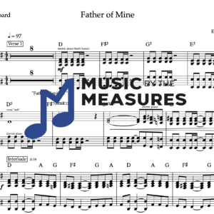 Keyboard Sheet Music for "Father of Mine" by Everclear