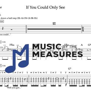 Lead Guitar Tablature for "If You Could Only See" by Tonic