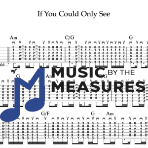 Strum Guitar Tablature for "If You Could Only See" by Tonic