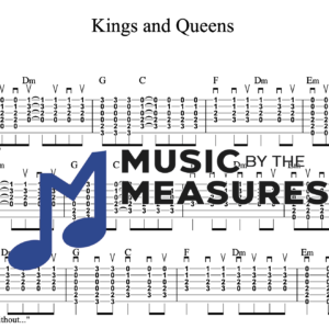Strum Guitar Tablature for "Kings and Queens" by Ava Max