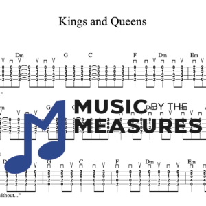 Ukulele Tablature for "Kings and Queens" be Ava Max