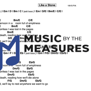 Lead Sheet for "Like a Stone" by Audioslave
