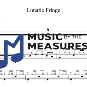 Drum Sheet Music for "Lunatic Fringe" by Red Rider