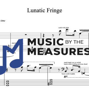 Keyboard Sheet Music for "Lunatic Fringe" by Red Rider
