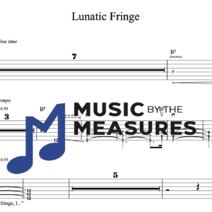 Lead Guitar Tablature for "Lunatic Fringe" by Red Rider