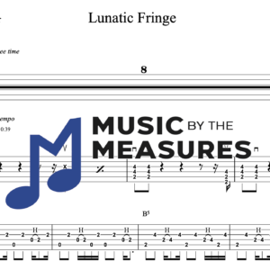 Rhythm Guitar Tablature for "Lunatic Fringe" by Red Rider