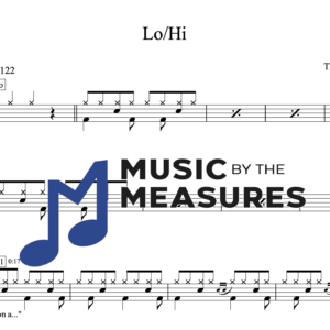 Drum Sheet Music for "Lo/Hi" by The Black Keys