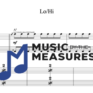 Keyboard Sheet Music for "Lo/Hi" by The Black Keys
