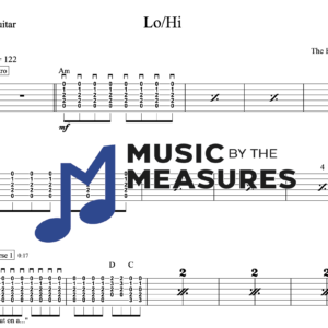 Strum Guitar Tablature for "Lo/Hi" by The Black Keys