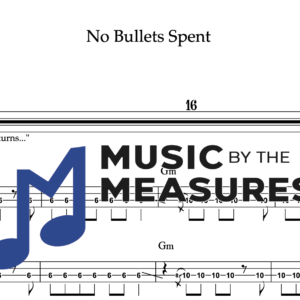 Bass Guitar Tablature for "No Bullets Spent" by Spoon