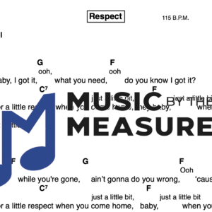 Lead Sheet for "Respect" by Aretha Franklin