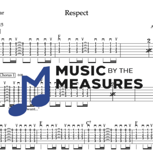 Strum Guitar Tablature for "Respect" by Aretha Franklin