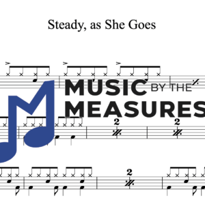 Drum Sheet Music for "Steady, as She Goes" by The Raconteurs 