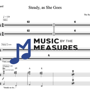 Keyboard Sheet Music for "Steady, as She Goes" by The Raconteurs