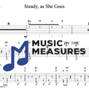 Rhythm Guitar Tablature for "Steady as She Goes" by The Raconteurs