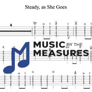 Strum Guitar Tablature for "Steady, as She Goes" by The Raconteurs