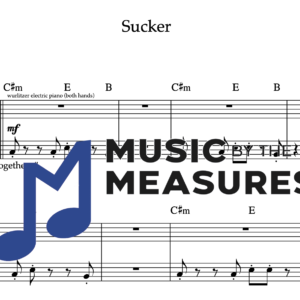 Keyboard Sheet Music for "Sucker" by Jonas Brothers