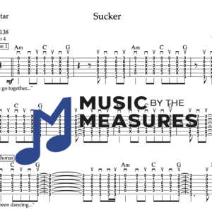 Strum Guitar Tablature for "Sucker" by Jonas Brothers