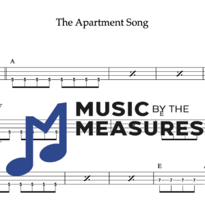 Bass Guitar Tablature for "The Apartment Song" by Tom Petty