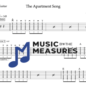 Strum Guitar Tablature for "The Apartment Song" by Tom Petty