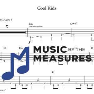 Lead Guitar Tablature for "Cool Kids" by Echosmith