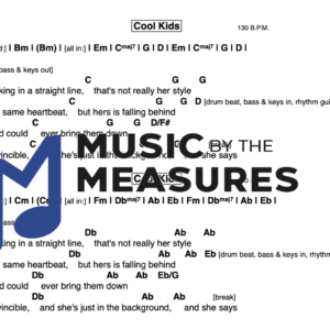 Lead Sheet for "Cool Kids" by Echosmith