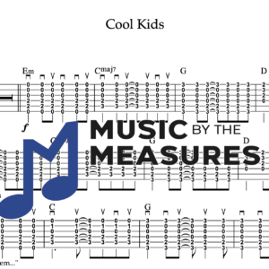 Strum Guitar Tablature for "Cool Kids" by Echosmith