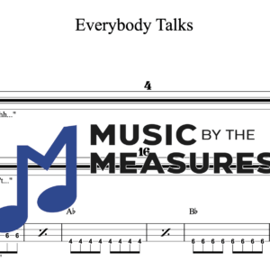 Bass Guitar Tablature for "Everybody Talks" by Neon Trees