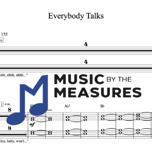 Keyboard Sheet Music for "Everybody Talks" by Neon Trees