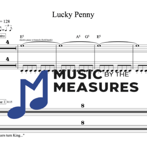 Keyboard Sheet Music for "Lucky Penny" by JD McPherson 