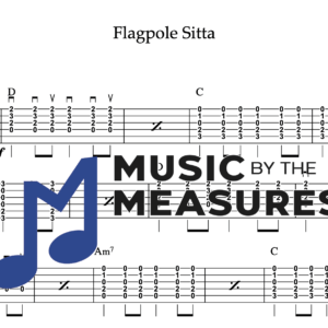 Strum Guitar Tablature for "Flagpole Sitta" by Harvey Danger