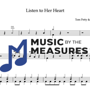 Drum Sheet Music for "Listen to Her Heart" by Tom Petty & The Heartbreakers