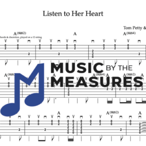 Lead Guitar Tablature for "Listen to Her Heart" by Tom Petty & The Heartbreakers