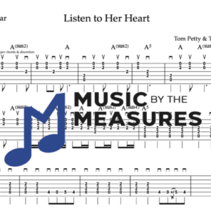 Rhythm Guitar Tablature for "Listen to Her Heart" by Tom Petty & The Heartbreakers