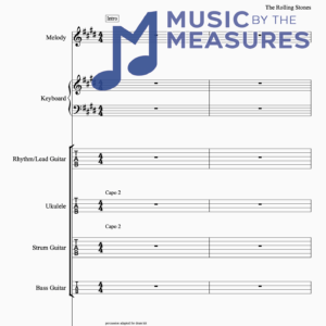 Full Band Sheet Music for "Sympathy for the Devil" by The Rolling Stones