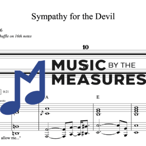Keyboard Sheet Music for "Sympathy for the Devil" by The Rolling Stones